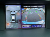 アラウンドビューモニターは上からみたような画像で車庫入れに便利です