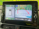 【アラウンドビューモニター】専用のカメラにより、上から見下ろしたような視点で360度クルマの周囲を確認することができます☆死角部分も確認しやすく、狭い場所での切り返しや駐車もスムーズに行えます。