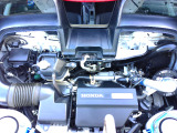 自慢のエンジンはパワードbyHONDAです。精度とバランスにこだわって、低回転からスムースなパワーを発揮します。