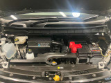 エンジンルームもクリーニング済みできれいですよ。日産の整備士がしっかりと丁寧に点検していますので安心してお乗りいただけます