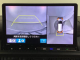 マルチビューカメラを搭載。これがあれば、前後左右も安心ですね。縦列駐車も見通しの悪い交差点も安心です。安全の為目視での確認もお願い致します