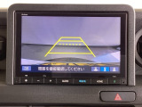 ガイド線表示付きのバックカメラです。後退時、後方の視界をサポートします