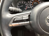 ステアリング左にはオーディオ系システムがまとまっており、運転中の快適性をサポートしてくれます。