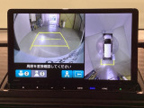 全周囲カメラ搭載☆運転席にいながら車全周囲が確認できるので駐車がスムーズに行なえます。駐車も楽々!