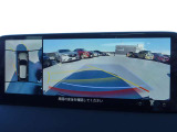 360度ビューモニターです。前後左右の安全を確認できます。