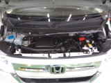 自慢のエンジンはパワードbyHONDAです。精度とバランスにこだわって、低回転からスムースなパワーを発揮します。