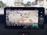 ナビが付いておりますのでお出かけの際はこのナビにお任せです♪