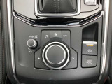 コマンダーコントロール。スイッチを探すことなく自然に手を下した位置に配置。手元を見ることなく、各種操作が行えます。