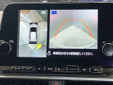 【アラウンドビューモニター】車を上から見下ろしているかのような映像で周囲の状況がひと目で確認、狭い駐車場に駐車するときも安心です♪♪障害物などがあると警告音がなりますので安心して駐車が出来ます★