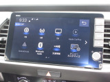 ナビゲーションは純正9インチメモリーナビ(LXM-242ZFNi)を装着しております。AM、FM、Bluetooth、フルセグTVがご使用いただけます。初めて訪れた場所でも安心ですね!