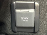 【1500Wアクセサリーコンセント】消費電力1500Wまでの家電が使えます。キャンプやスポーツ・アウトドアでのアクティビティはもちろん、災害・停電の際に大活躍♪