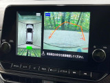 【アラウンドビューモニター】専用のカメラにより、上から見下ろしたような視点で360度クルマの周囲を確認することができます☆死角部分も確認しやすく、狭い場所での切り返しや駐車もスムーズに行えます。