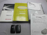 取説・メンテナンスノート・スマートキーの3点セットです。