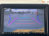 後方が見える【バックアイカメラ】★車幅や距離のガイド表示で、バックも怖くありません!