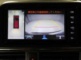 パノラミックビューモニターを装備。駐車場や交差点でクルマを真上から見るように周囲を確認できます。機能の詳細は販売店スタッフまでおたずねください。