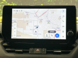 【10.5インチ ディスプレイオーディオ】大画面のディスプレイはAppleCarPlayやAndroidAutoが利用可能。大きな画面でスマホナビアプリ等が利用いただけます♪