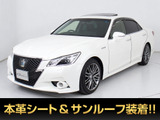 ★トヨタ クラウンHV 2.5アスリートG★★サンルーフ★黒本革★プリクラッシュ★★OP18インチアルミ★レーダークルーズ★★クリアランスソナー★踏み間違い防止★★冷暖房シート★ステアリングヒーター★