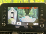 【パノラミックビューモニター】専用のカメラにより、上から見下ろしたような視点で360度クルマの周囲を確認することができます☆死角部分も確認しやすく、狭い場所での切り返しや駐車もスムーズに行えます。