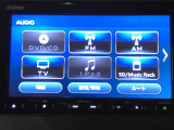 フルセグTV搭載。DVD・CD再生、SDカードに対応しています。