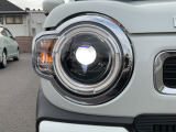 LEDヘッドライトが安全な夜間走行をサポートしてくれます♪照射範囲が広くなるので前方視界が全体的に明るくなり、夜間走行をしっかりアシスト♪