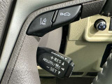 クルーズコントロール機能が付いています。 速度を設定するとアクセルを踏まなくても一定の速度で走ることができます。  高速道路ではとても便利な装置なんです。