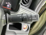表示がレバー上にまとめられ、必要な操作を確認しやすい仕様です。運転中にも目に入りやすい位置にあり、方向指示やライト操作を日常の運転で扱いやすくします。
