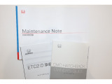 お車、ETCの取扱説明書、メンテナンスノート揃っております。