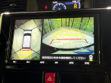 【パノラミックビューモニター】専用のカメラにより、上から見下ろしたような視点で360度クルマの周囲を確認することができます☆死角部分も確認しやすく、狭い場所での切り返しや駐車もスムーズに行えます。