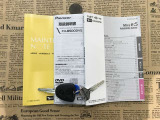 メンテナンスノート付きです。過去の整備記録を確認したり、お車の状況にあった整備をすることに役立ちます。