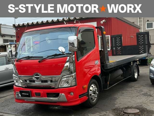 デュトロ  ワイド 積載車 フルフラット 6MT 極東フラトップ ブリッドシート