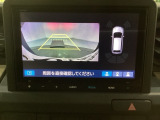 バックでの車庫入れも安心です! リアカメラが付いているバックモニター付のナビを装備しております。バンパーについているソナーや、操作線もついており距離感も画面から確認できます。
