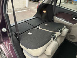 シートが倒せて荷物も楽々