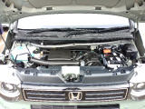 自慢のエンジンはパワードbyHONDAです。精度とバランスにこだわって、低回転からスムースなパワーを発揮します。