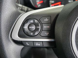 ステアリングスイッチ付き。前方から目を離すことなく操作することが可能です