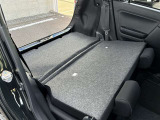 シートが倒せて荷物も楽々