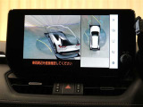 サイドビューで右左折時に運転席からは見えないところも映し出してくれるので安心♪※あくまでも補助的な装置なので目視確認もお忘れなく!