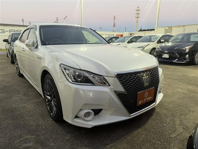 クラウンアスリート ハイブリッド 2.5 S 禁煙車 純正8インチナビ Bカメラ