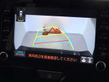 バックガイドモニターを装備しています、車庫入れもラクラクです。