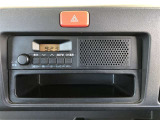 メーカー装着のAM/FMラジオチューナー装備!