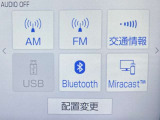 Bluetooth対応!スマホの音楽を再生することもできます。
