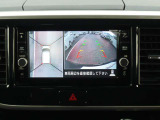 クルマを真上から見下ろしているかのような映像によって、車庫入れや縦列駐車などの駐車時に、自車と駐車位置の関係をひと目で確認でき、スムースな駐車をサポートします。