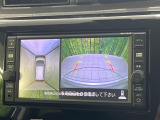 【アラウンドビューモニター】専用のカメラにより、上から見下ろしたような視点で360度クルマの周囲を確認することができます☆死角部分も確認しやすく、狭い場所での切り返しや駐車もスムーズに行えます。