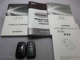 取説・メンテナンスノート・スマートキーの3点セットです。