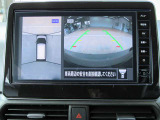 アラウンドビュー☆空から見下ろすような視点で、スムーズな駐車と安全確認をサポート!運転の心強い味方になってくれます♪