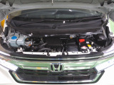 自慢のエンジンはパワードbyHONDAです。精度とバランスにこだわって、低回転からスムースなパワーを発揮します。