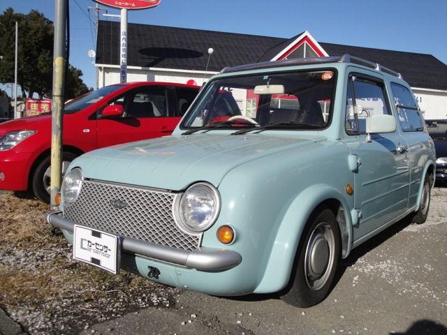 中古車 日産 パオ キャンバストップ の中古車詳細 130 000km ライトブルー 埼玉県 55万円 中古車情報 中古車検索なら 車 選びドットコム 車選び Com