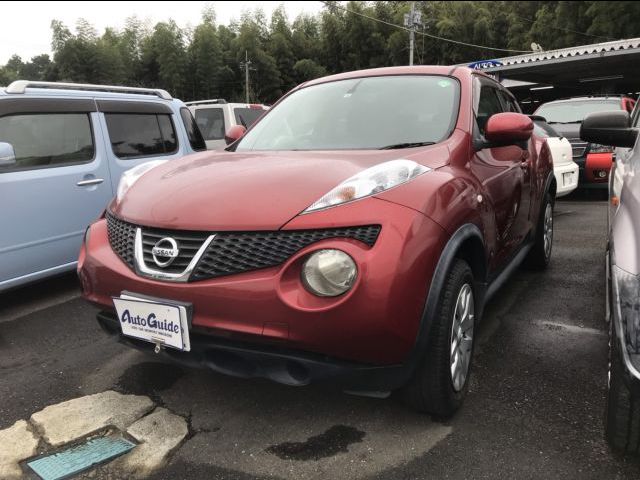 中古車 日産 ジューク 1 5 15rx の中古車詳細 77 000km ワインレッド 茨城県 55万円 中古車情報 中古車検索なら 車 選びドットコム 車選び Com