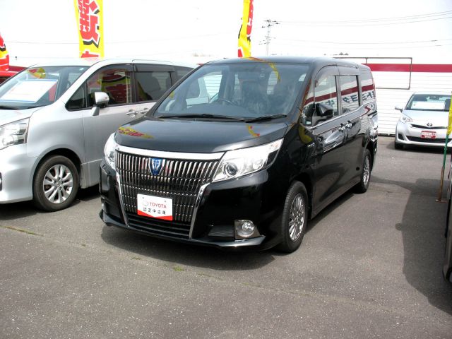 中古車 トヨタ エスクァイアハイブリッド 1 8 Gi の中古車詳細 72 000km ブラック 茨城県 198万円 中古車情報 中古車 検索なら 車選びドットコム 車選び Com