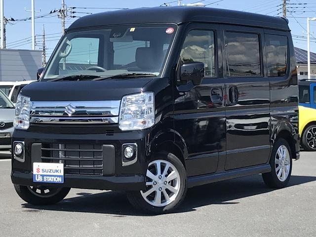 中古車 スズキ エブリイワゴン Pzターボ ハイルーフ 衝突被害軽減ブレ 2 000km クロ 群馬県 149 8万円 中古車情報 中古車 検索なら 車選び Com